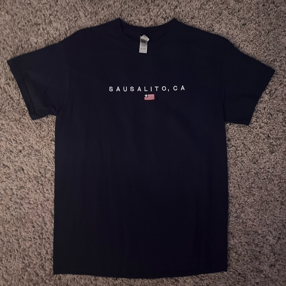 Gildan Navy Short Sleeve Sausalito Tee